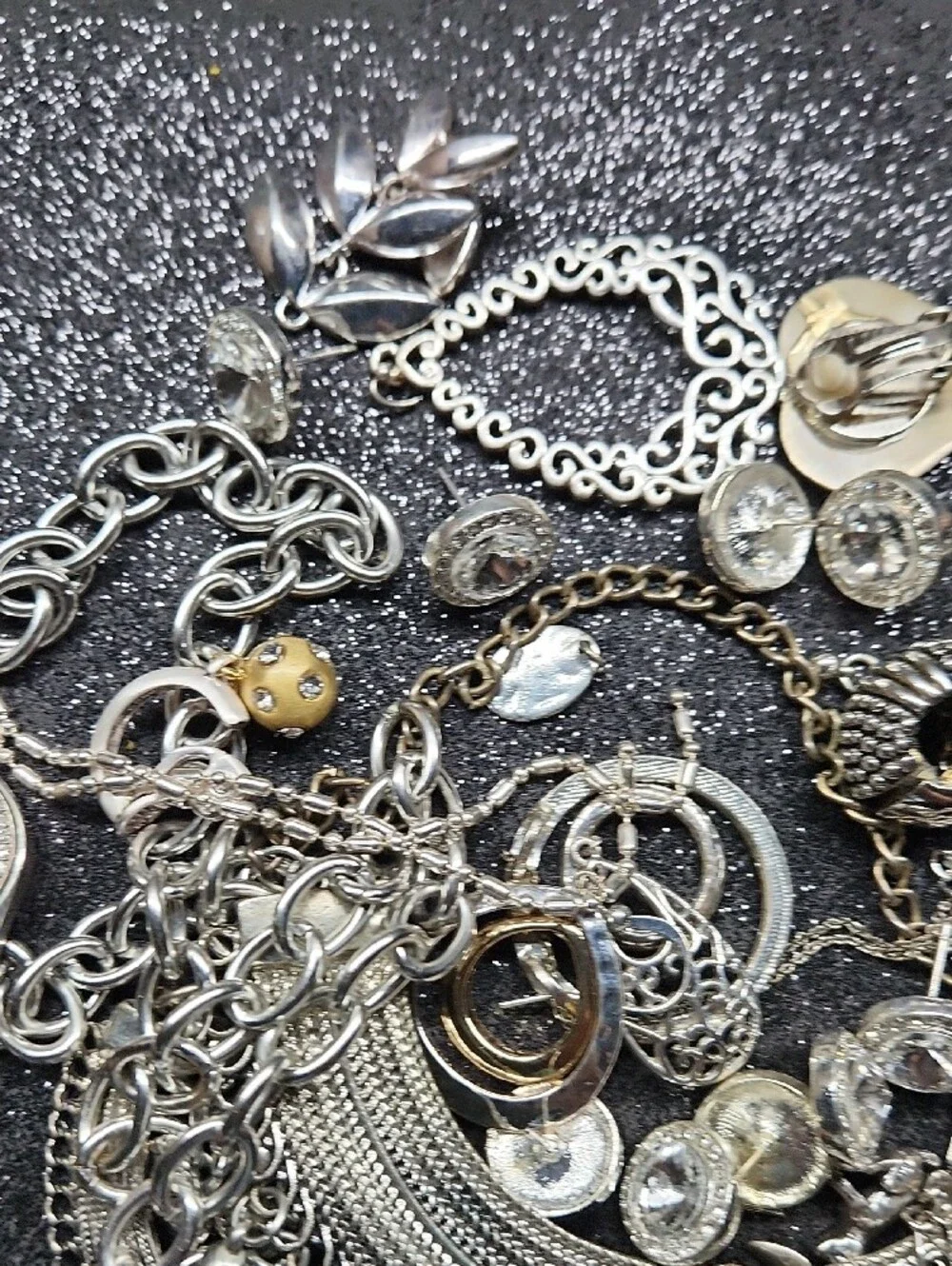 Silver-Tone Broken Or Missing Craft Bag